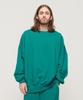 CARGOBROS Round Neck Point Raglan Terry Sweatshirt (Green)