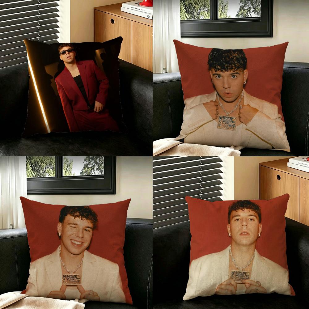 Music QQuevedo BBuenas Cushion Cover Creative Pillowcases for Interior Decoration Office Living Room Home Car Hot