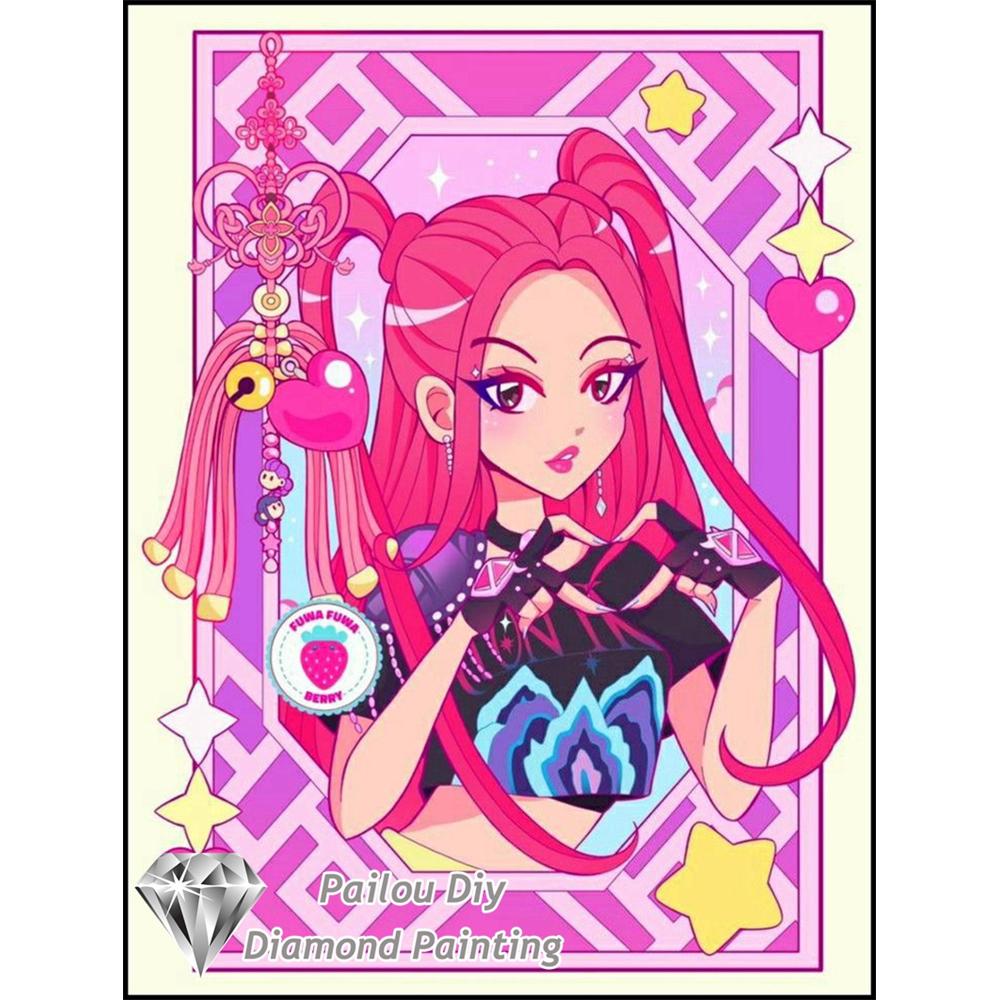 Kpop Dämonenjäger Sajaboys Film 5D Diamant Malerei Sets Cartoon Mädchen Rumi Mira Zoey Kunst Kreuzstich Mosaik Raumdeko