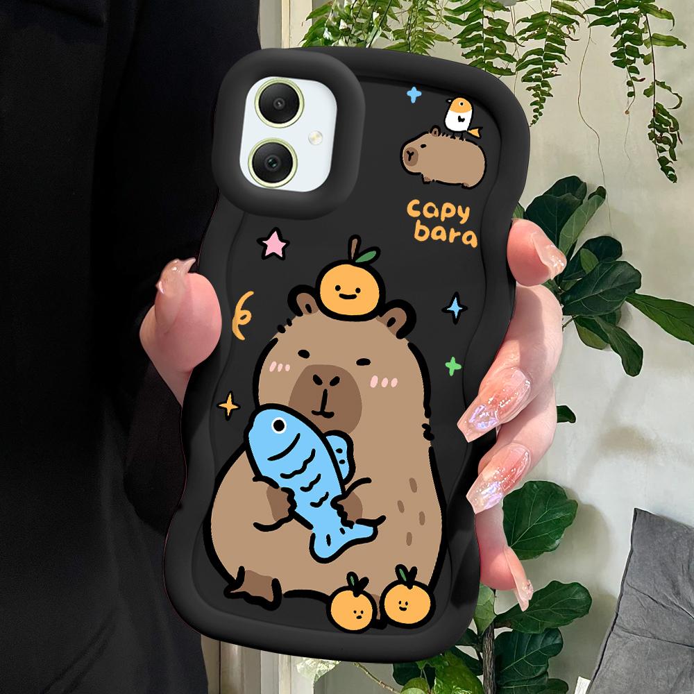 

Милый мультяшный дельфин мягкий чехол для телефона Samsung Galaxy A52 A73 A12 S24 Ultra 5G S23 S22 S21 S20 FE Wave Edge противоударный защитный резиновый чехол Samsung S24 Ultra 5G чёрный