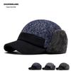 Unisex Autumn/Winter Classic Plaid Baseball Cap - Hard Top Duckbill Sun Hat