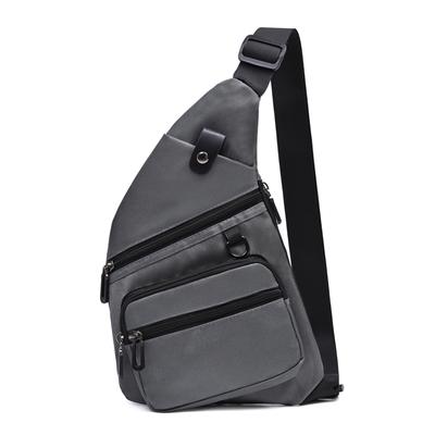 Herrbröstväska Casual axelväska Lätt Oxfordtyg Crossbody axelväska Stilfull Casual Herr midjeväskor Bröstväska
