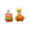 Pvc Handcrafted Spongebob Burger Series Figures Sets For Kids Collectors And