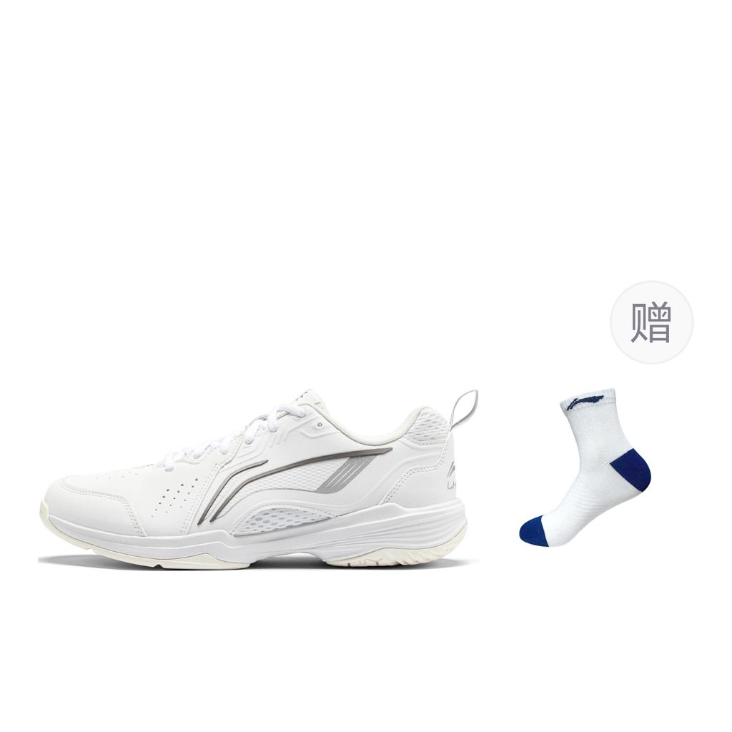 Li Ning Flying Eagle Textile, Synthetic Leather Slip Resistant, Abrasion Resistant, Breathable Low Top Badminton Shoes AYTU001-1