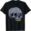 Pastel Goth Skull with Golden Teeth Halloween Emo Punk T-Shirt