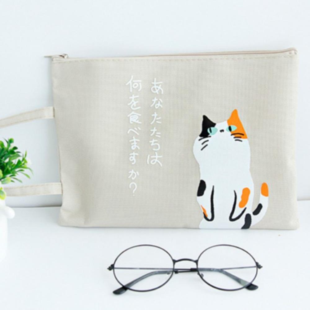 Reißverschluss Dokumententasche A4 Handtasche Neue Papieraufbewahrungstasche