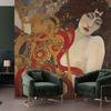 Wallpaper Female Abstraction - G. Klimt