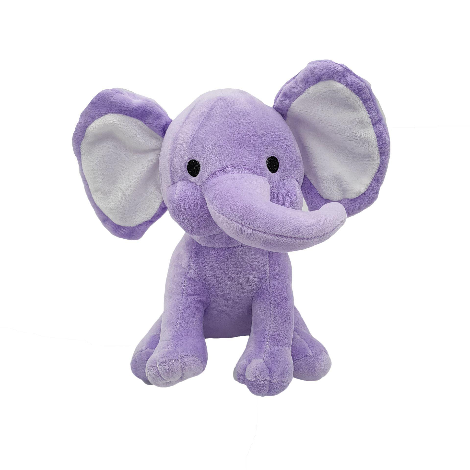

Elephant Toy Plush Soft Long Nose Doll Baby Sleeping Pillow Kids Gift Cushion LightPurple,25cm/9.84in