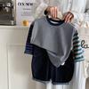 Children'S T-Shirt Spring And Autumn New Korean Version Of Boys' Color Matching Long-Sleeved Jumper Medium And Children'S Striped A Class Tide