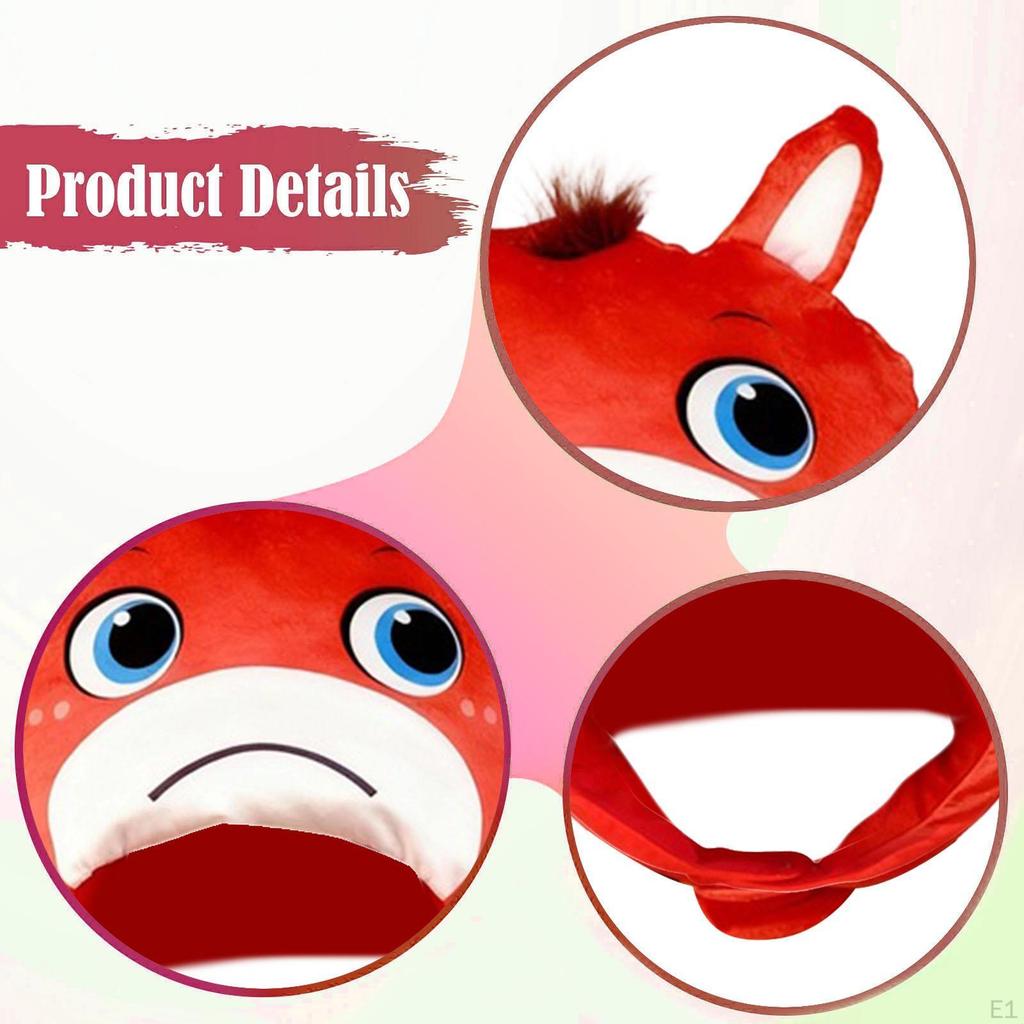 Horse Hat Cartoon Novelty Headdress for Role Play Cosplay Winter Festival