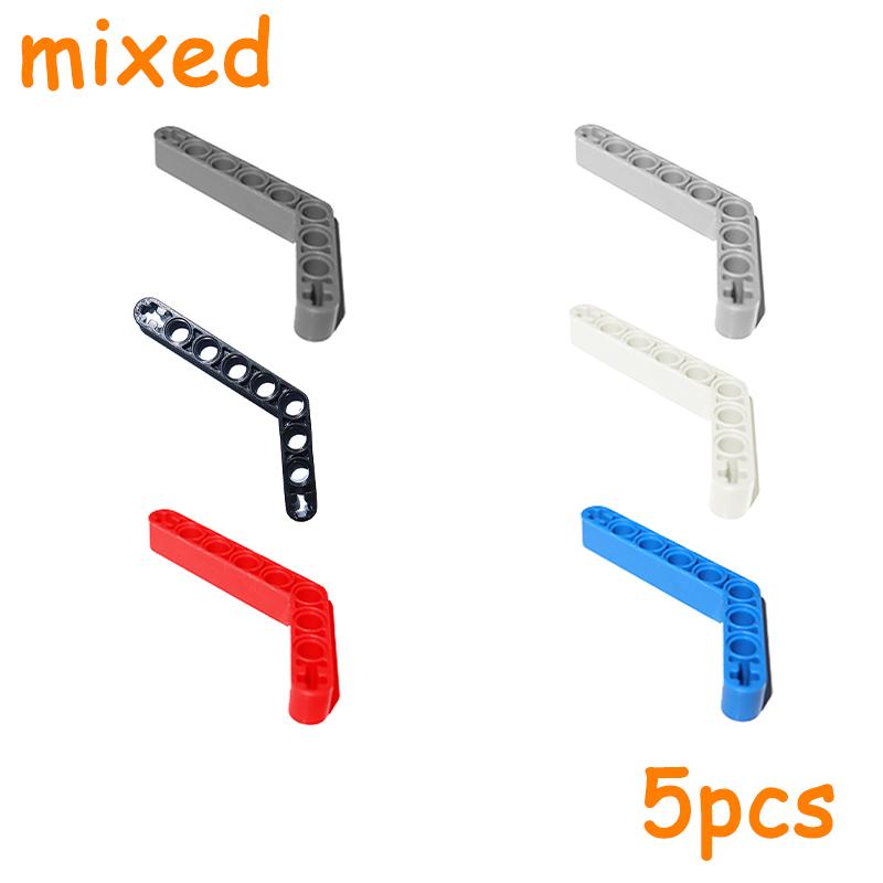 

5PCS MOC 6629 High-Tech Liftarm Thick Assembles Particles Building Blocks Part 6*4 6x4 DIY Electric Educational Brick Kid Toy