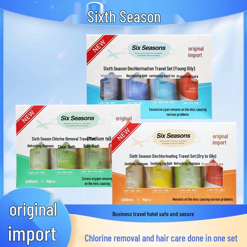 Sixth Season Chlorine Removal Travel Hair Care Set