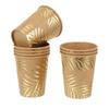 Paper Tray Biodegradable Cups Tableware 8 Pcs Recyclable Drinking Water Glasses Coffeecup Disposable