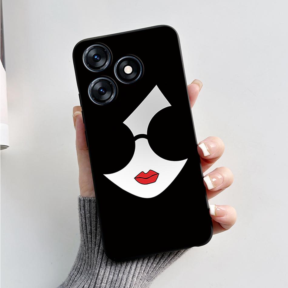 For Tecno Spark 10 Pro Case 2023 Fashion Marble Silicone Black Soft Covers For Tecno Spark 10C Spark10 Pro KI7 KI5q KI5k Bumper