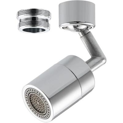 AJW-Brass Faucet Aerator 2 Modes Adjustable 720° Swiveling Faucet Aerator Female 20mm Faucet Spout Kitchen Faucet Chrome AFA01[718]