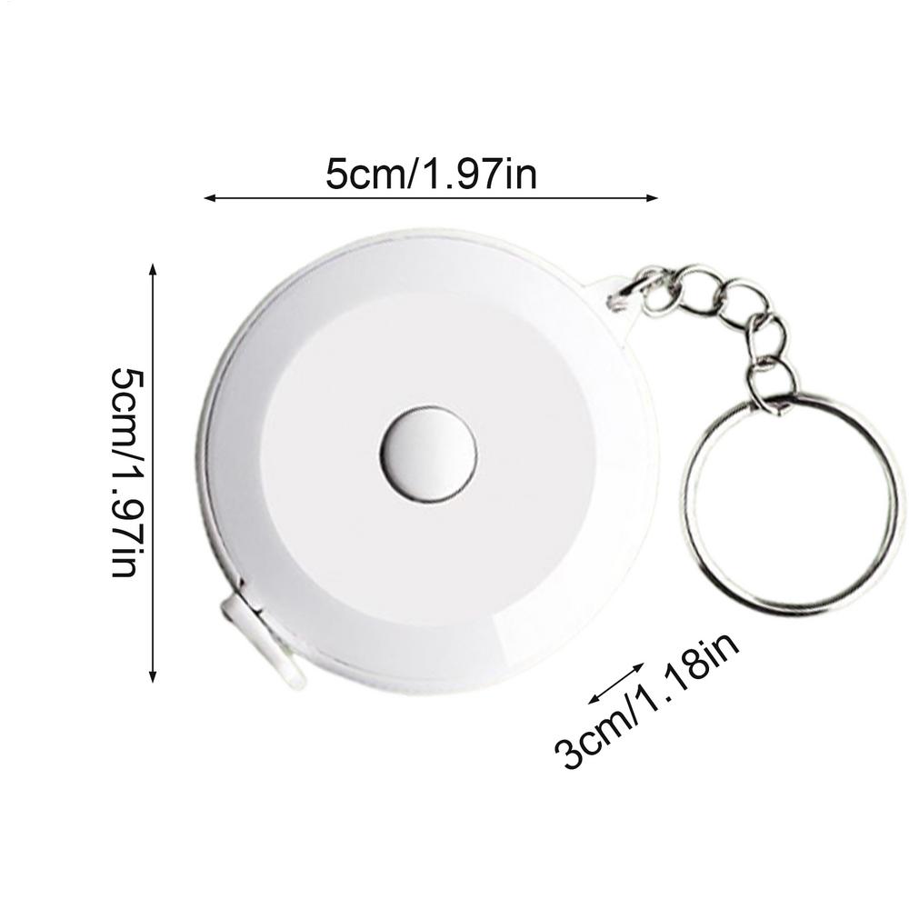 2M Soft Retractable Tape Measure Double Scale Body Sewing Flexible Measurement Ruler For Body Measuring Tools Tailor Craft