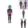 Teen Titans Cosplay Costume With Polyester Fabric For Stage Performances For Kids And Teens