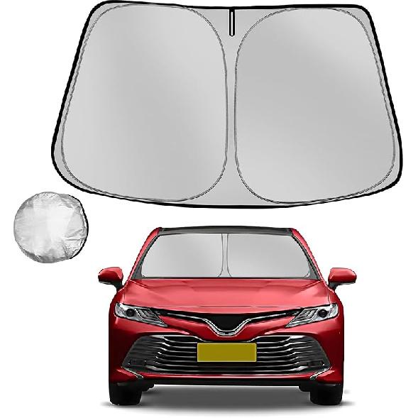 Windshield Sun Shade for Toyota RAV4 2013-2018 RAV-4 SUV Foldable Sun Sunshade for Car Front Window Blocks UV Rays and Heat Automotive Interior