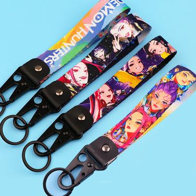 Anime Kpop Witch Hunters Hawkbill Chain Alloy Keychain Pendant Hawkbill Car Keychain Chain Rope Leather
