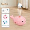 Electric Floating Ball Cat Toy Lightweight Portable Whale Shaped Rechargeable Easy To Use Electric Moving Ball Interactive Pet Toy