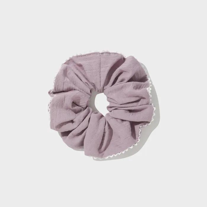 [Worn by Choi Yoon-ji] Woman Star Scrunchie Lavender