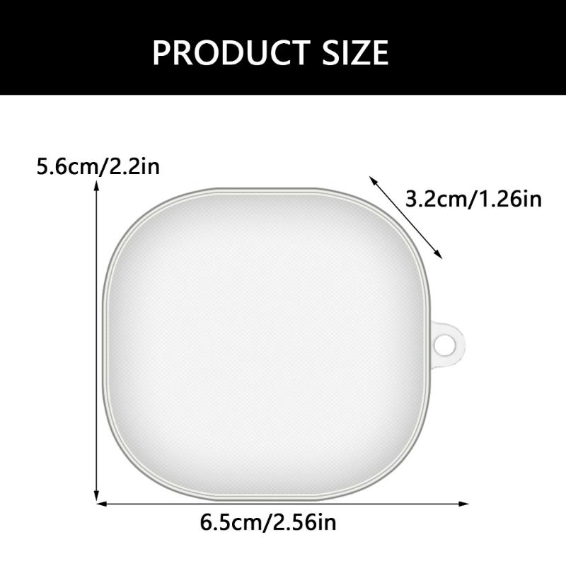 Ergonomic Protective Case Sleeve Housing for Buds Wireless Headphone Antislip Grip Dusts Water Resistant Nonslip Texture