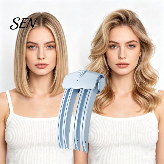 Hair Styling Accessory 2Pcs Cordless Heated Volume Clip, Root Lifter Comb for Fine Flat Bangs Clip Styling, USB Rechargeable Volumizing with