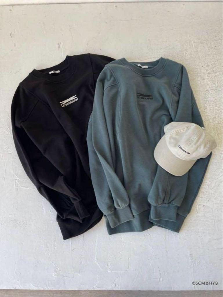 [USED] LE SSERAFIM 109 collaboration MURUA sweatshirt