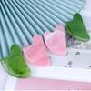 Natural Jade Gua Sha Scraper Facial Massager Tool Rose Quartz Guasha Massage Board Face Lift Slim Gouache Scraper Scraping Plate