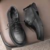 Business leather shoes men's 2025 new autumn popular dress soft sole non-slip versatile men's Oxford shoes casual men's shoes