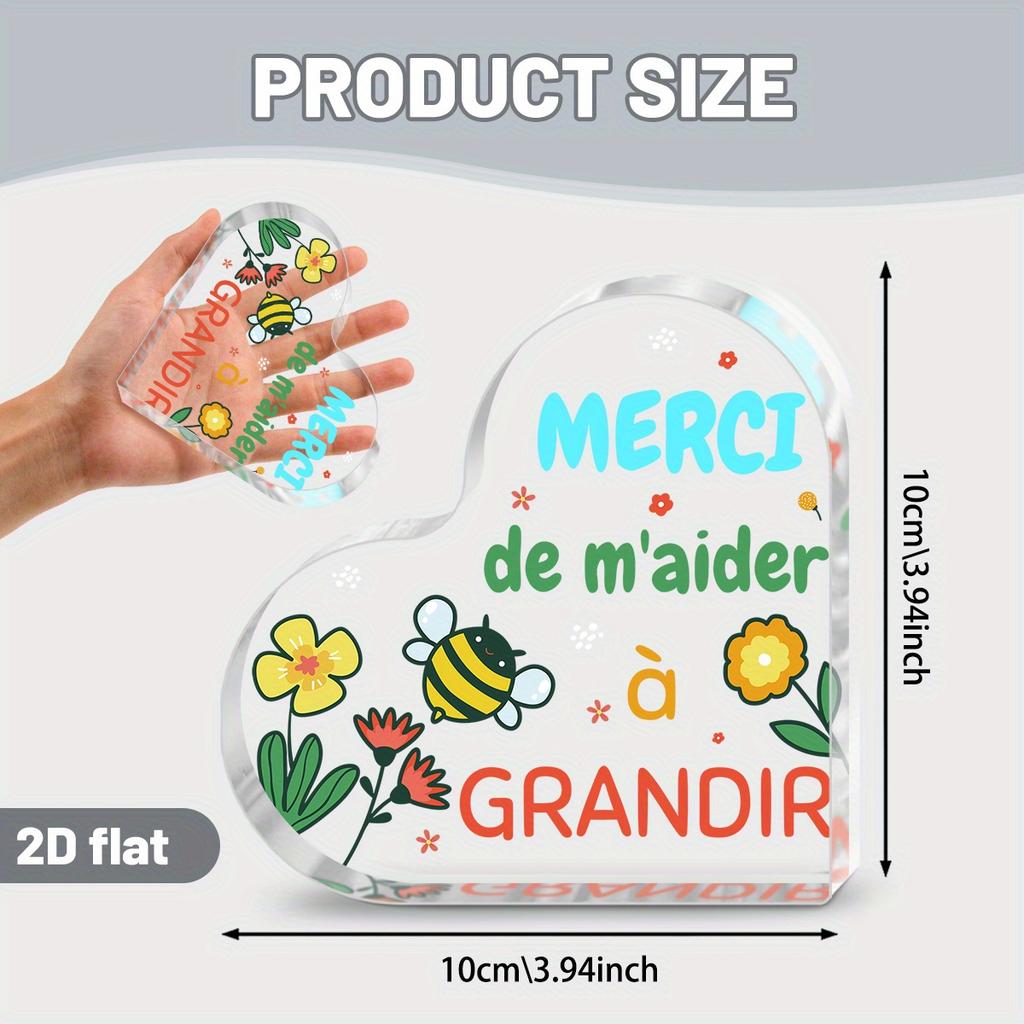 2D Flat Acrylic Tabletop Decoration, Indoor and Outdoor Decoration - No Battery/electricity Required, Free Day Decoration, Shop Decoratio