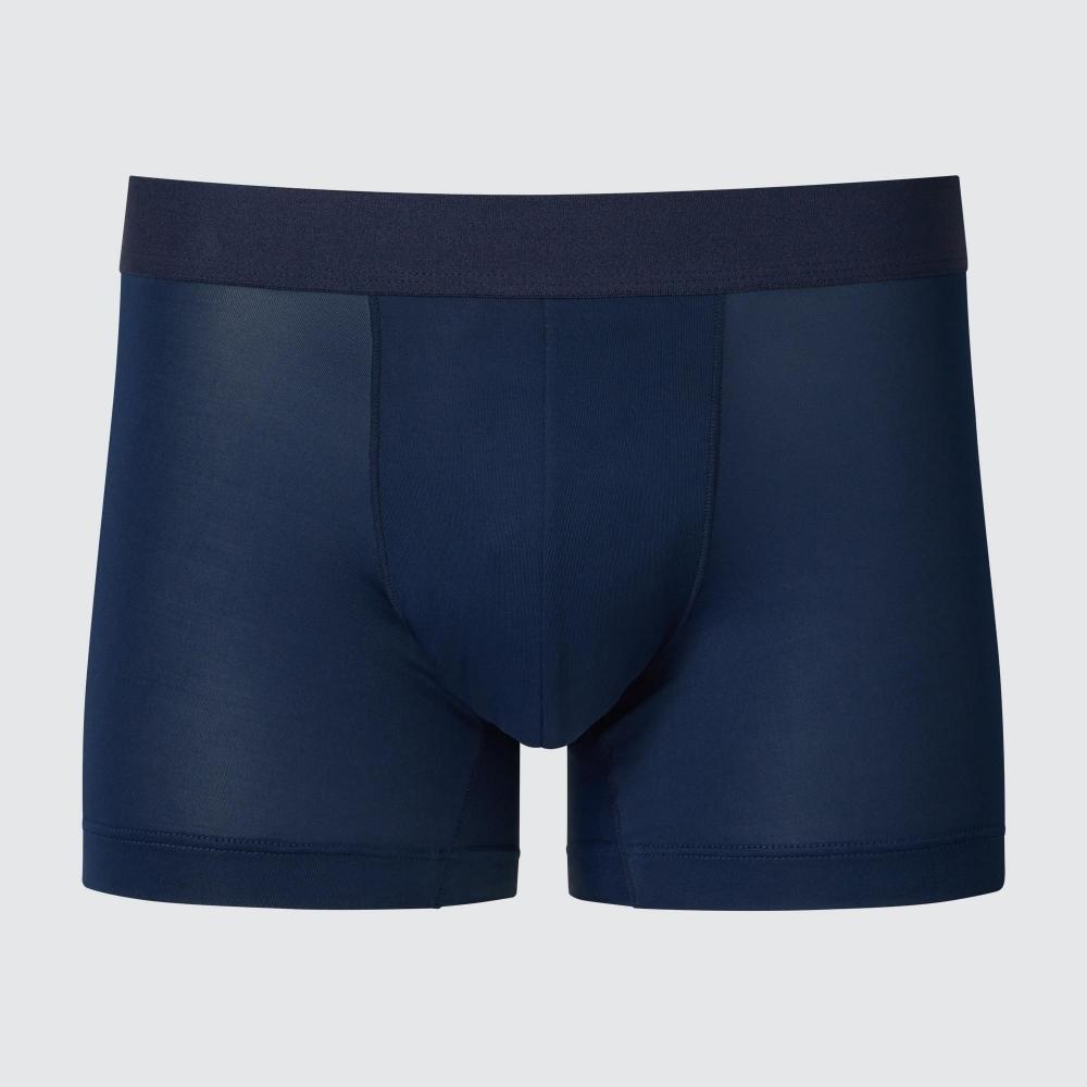 

Трусики-боксеры UNIQLO JAPAN Air Rhyth с низкой посадкой и застежкой спереди.
