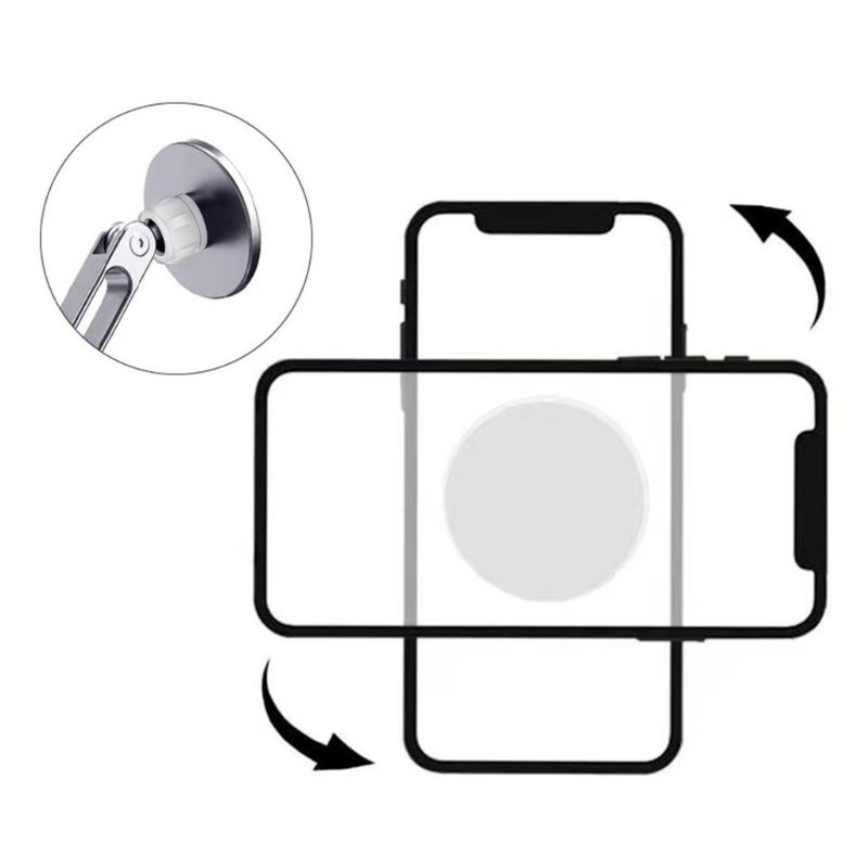 Magnetische Handy-Autohalterung, 17mm Kugelgelenk Universelle Handy-Autohalterung für Handy 12/13/14/15 Armaturenbrett Windschutzscheibe