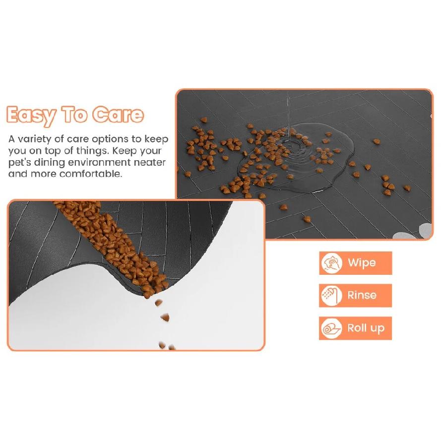 Pet Feeding Mat-absorbent Pet Placemat Rubber Backing Quick Dry Water Mat For Dog Cat For Food And Water Bowl With JJ2382