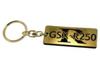 Gold Black Double Ring Acrylic Original Keychain New Model Custom Parts Accessories A-390-1 GSX-R250 & - - Muffler, Handlebars, Exterior, Mirrors, &