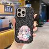 Phone Case: 2D Flat Design Suitable for iPhone 18 17 16 15 14 13 Pro Protective Case, Couple Style, Twin-tail Girl, Christmas and Halloween Gift