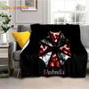 Horror Games R-Resident Evil Soft Flannel Blanket for Beds Bedroom Sofa Picnic,Throw Blanket for Cover Outdoor Leisure Nap Gift
