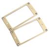 2Pcs Electric Guitar Pickup Frame Zinc Alloy Humbucker Pickup Mounting Ring Set 2 X 2mm Bronze