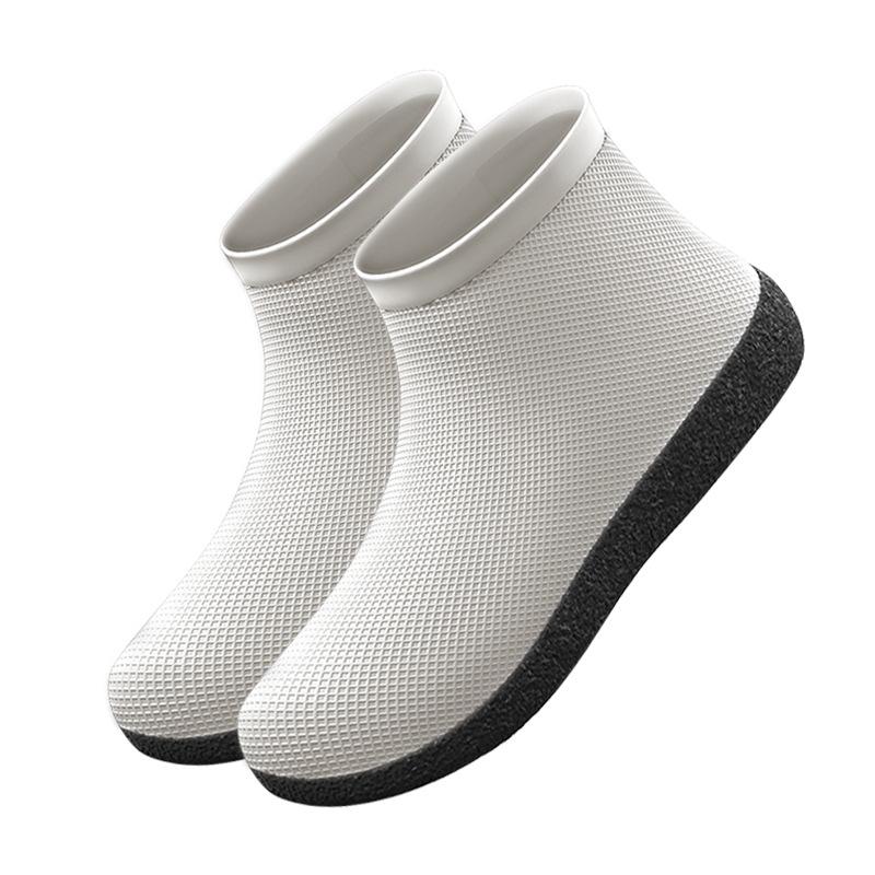 Water shoe rain shoe cover waterproof and non-slip shoe cover for men and women, rainproof in rainy days, thickened wear-resistant rain boots,