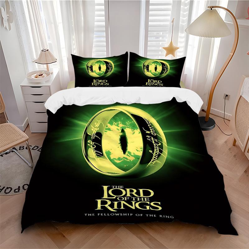3pcs The Lord of the Rings Duvet Cover Set (1 Duvet Cover + 2 Pillowcases, No Core) - Comfortable, And Breathable Bedroom Decoration Yy251104089