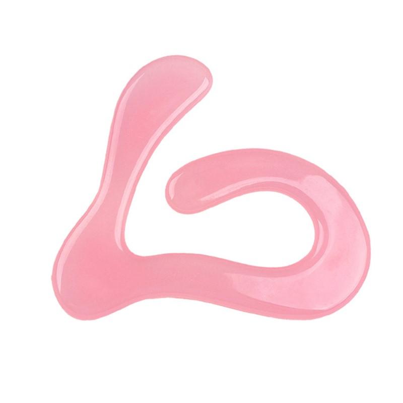 Large Face Neck Back Body Acupuncture Pressure Massage Guasha Board Guasha Board Natural Resin Beeswax Massager Scraper Tool
