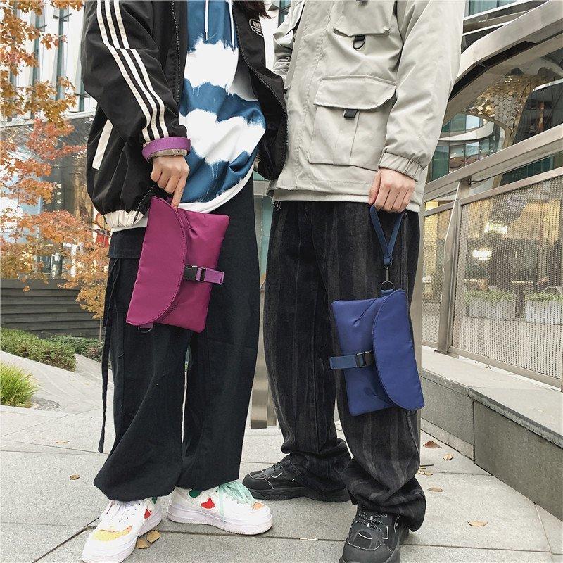 Simple Multifunctional Crossbody Bag - Adjustable Strap, Casual Chest Bag and Shoulder Bag for College Students and Daily Use