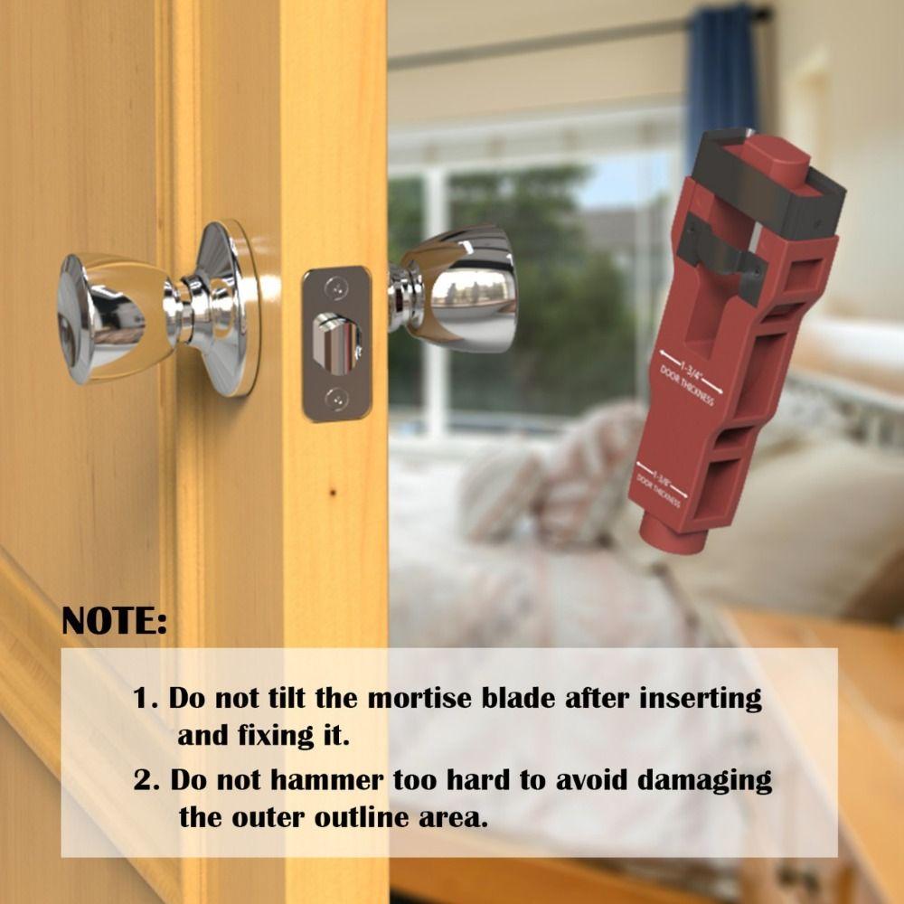 Tongue And Groove Mortise Tool Clean Precise Door Lock Installation Kit  Wooden Door Installation