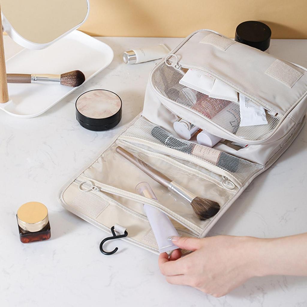 Travel Makeup Bags Waterproof Folding Dry and Wet Separation Toiletry Bag Cosmetic Storage Bag Large Capacity Cosmetic Bag