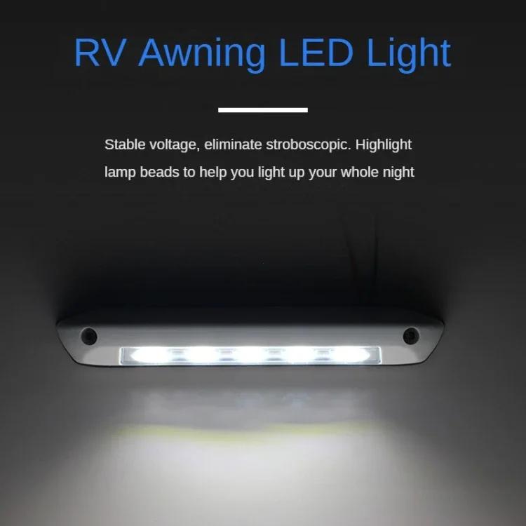 12V/24V Waterproof LED Awning Porch Light Bar - Durable for RV/Camper/Caravan/Trailer Interior/Exterior Lighting