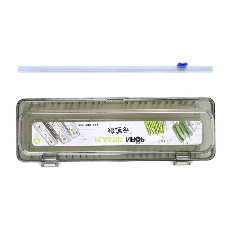 

Большая коробка для хранения рулонов на кухне Хранение и организация Раздвижной нож Резак для свежей пленки Майларовые пакеты Оптовая продажа Главная