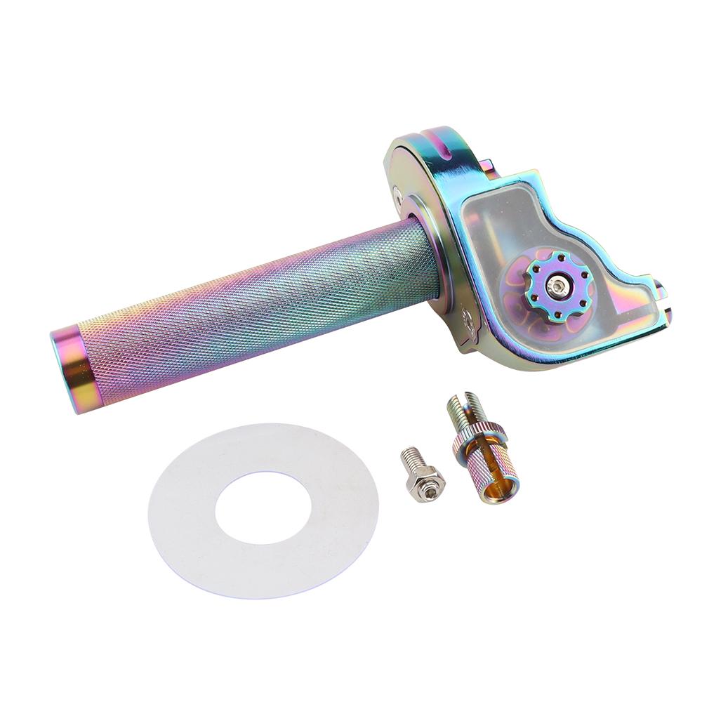 7/8''22mm CNC Aluminum Motorcycle Handlebar Throttle Twist Grip Twister For Off-Road ATV 50cc 125cc 150cc 250cc Moped Scooter