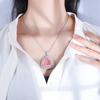 Schmuck Simulation Farbiger Schatz Damen Pulloverkette Anhänger Hauptstein 23 * 23