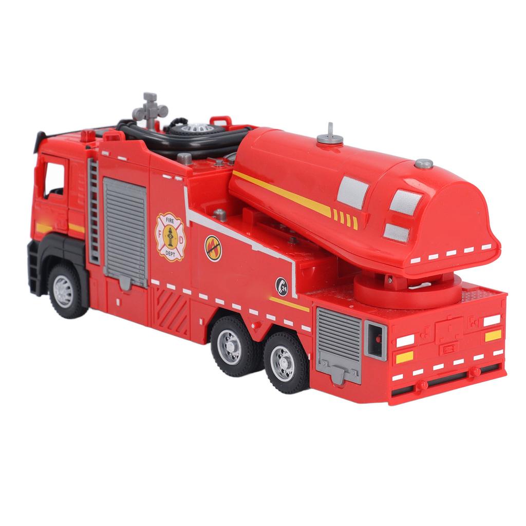 Camion de Pompieri Vehicul Jucărie Aliaj Metal Turnat Sub Presiune Model Mașină Jucărie Multifuncțional Pulverizare Foc