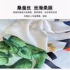 100% Mulberry Silk Scarf 90cm Square Satin Printed Fashion Shawl Women